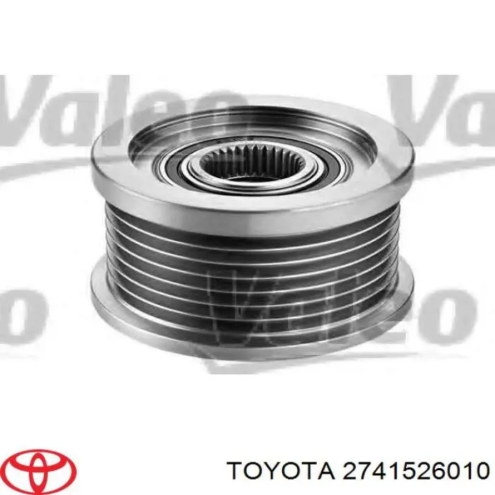 Koło pasowe alternatora 2741526010 Toyota