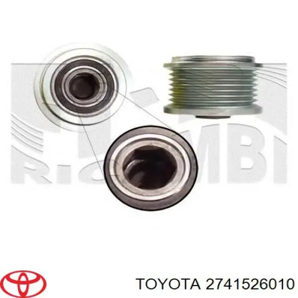2741526010 Toyota Koło pasowe alternatora