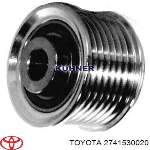 Koło pasowe alternatora Toyota 2741530020 cena, od 47,10 USD