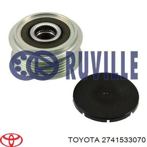 Do koszyka 2741533070 Toyota Koło pasowe alternatora