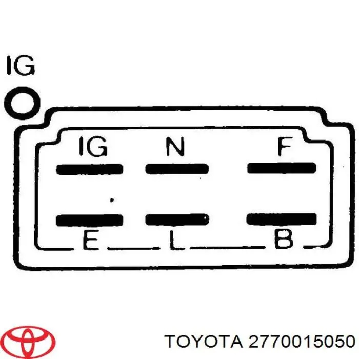 Regulator alternatora (przekaźnik ładowania) Toyota 2770015040 cena, od 195,02 USD