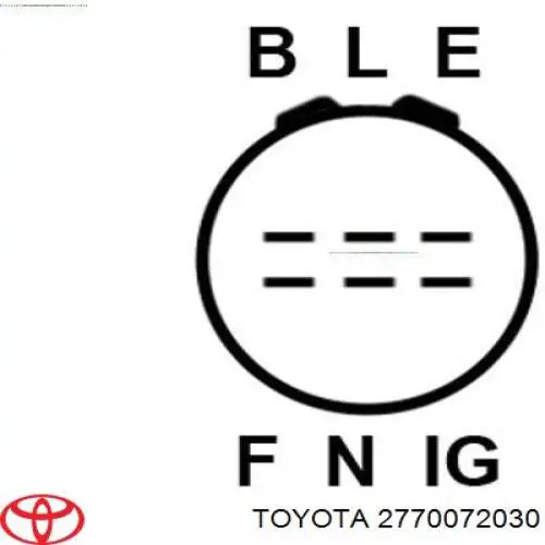 Regulator alternatora (przekaźnik ładowania) Toyota 2770072030 cena, od 298,05 USD