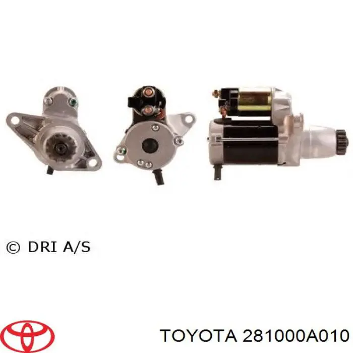 Do koszyka 281000A010 Toyota Rozrusznik