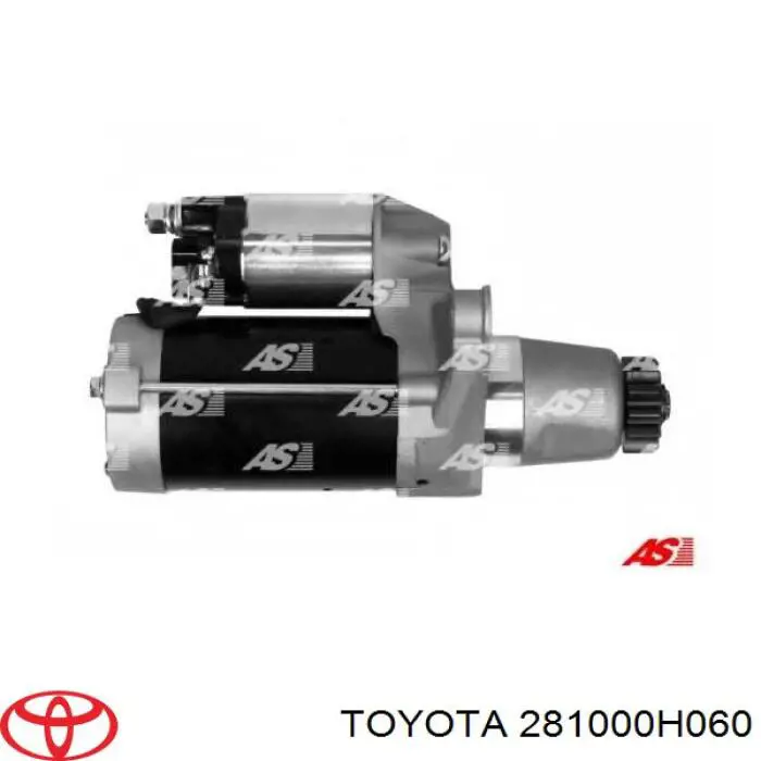 Do koszyka 281000H060 Toyota Rozrusznik