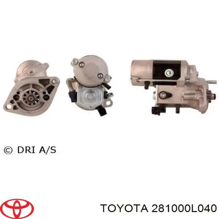 Do koszyka 281000L041 Toyota Rozrusznik