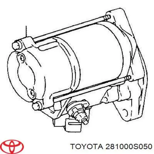 Rozrusznik Toyota 2810038080 cena, od 142,80 USD
