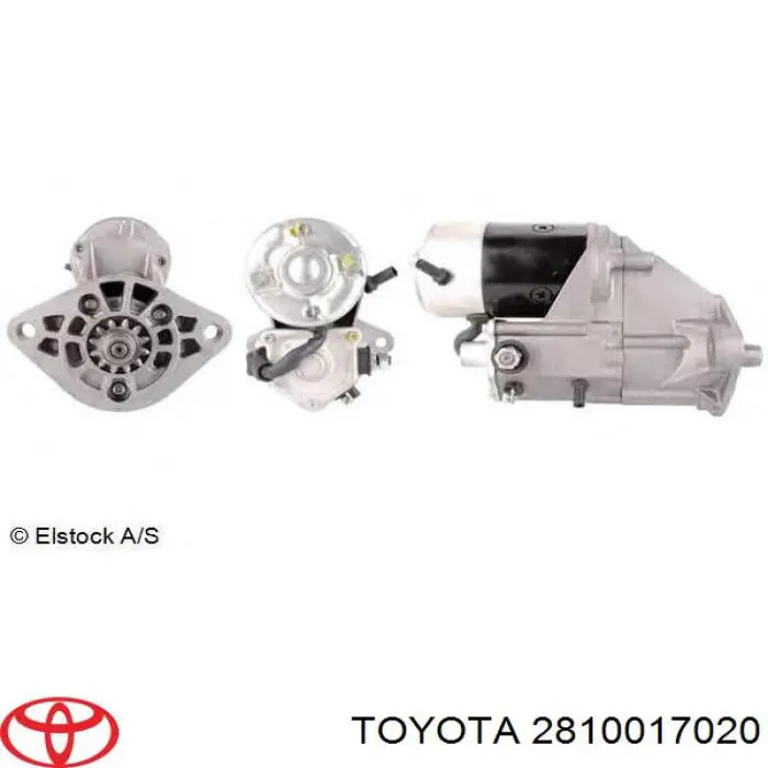 Rozrusznik Toyota 2810017020 cena, od 127,17 USD