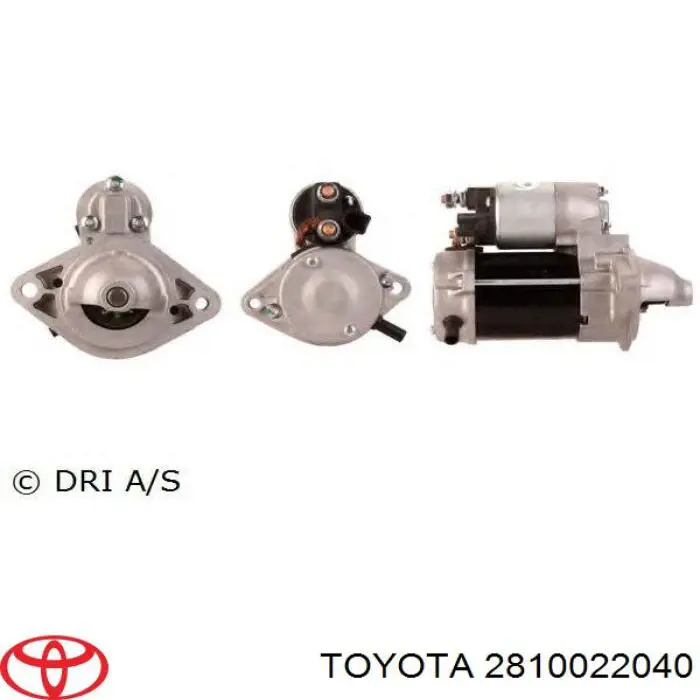 Do koszyka 2810022040 Toyota Rozrusznik