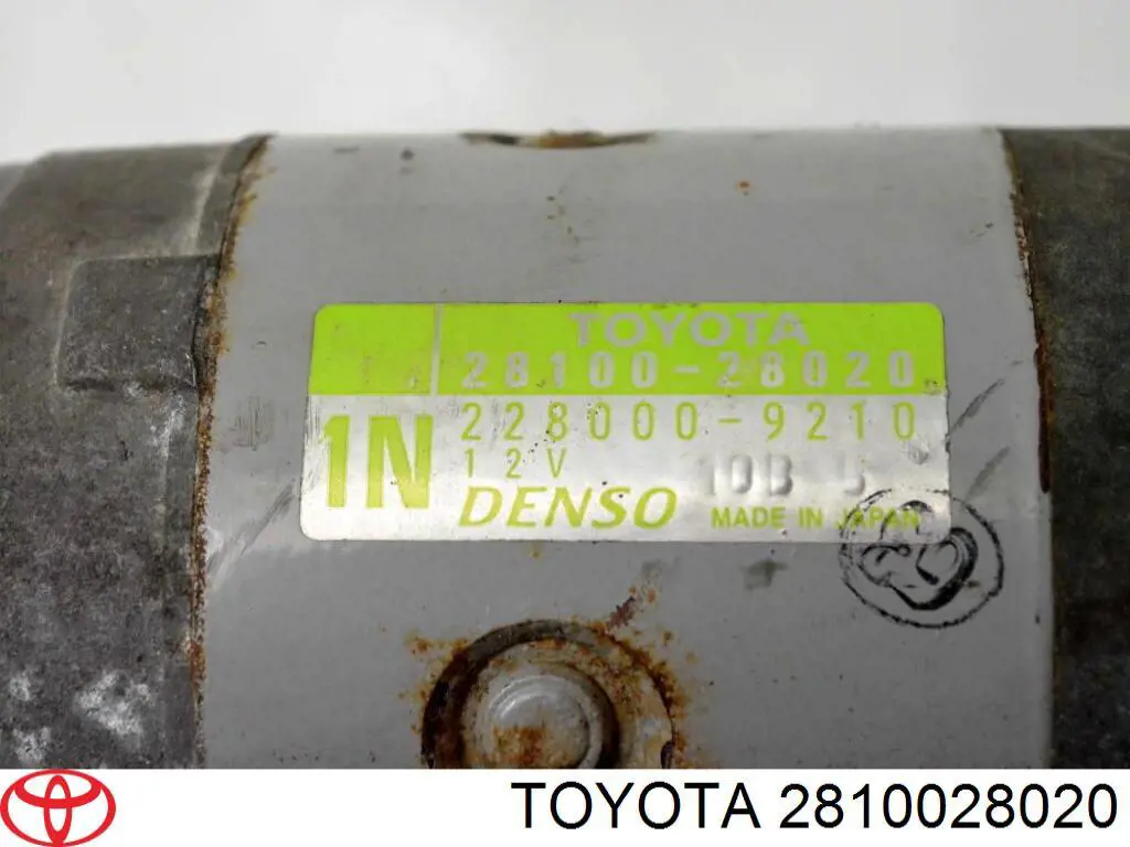 2810028020 Toyota rozrusznik