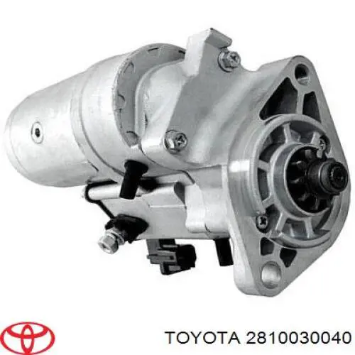 Do koszyka 2810030040 Toyota Rozrusznik