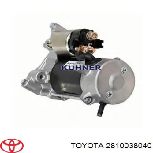 2810038040 Toyota Rozrusznik
