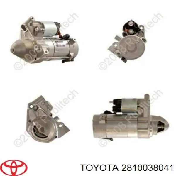 2810038041 Toyota Rozrusznik