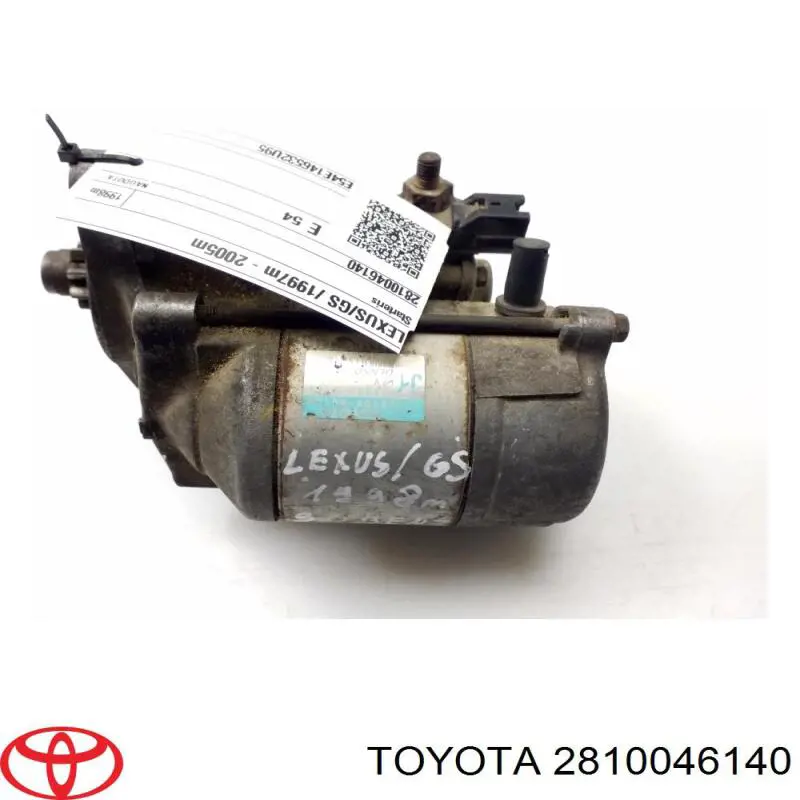 Do koszyka 2810046140 Toyota Rozrusznik