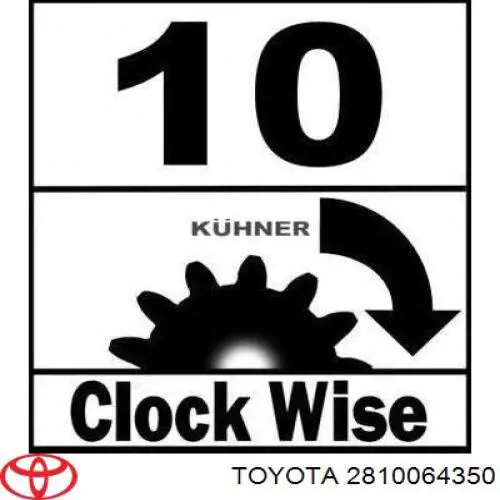 Do koszyka 281006414084 Toyota Rozrusznik