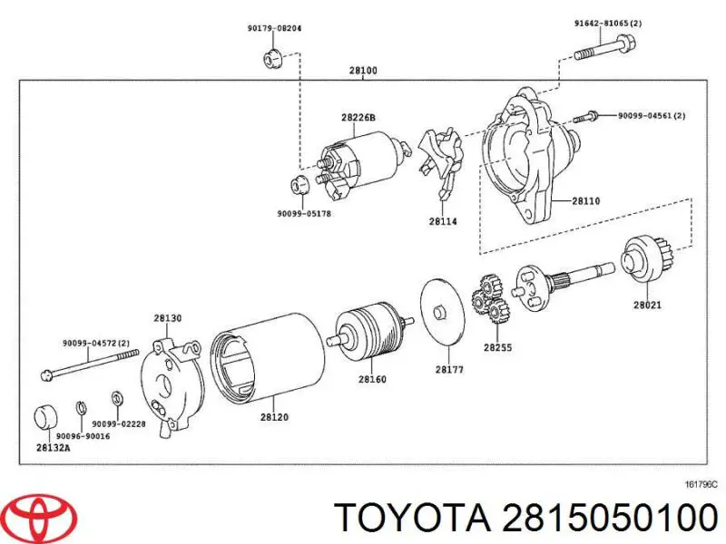 Elektromagnes rozrusznika do Toyota Land Cruiser 100 J10