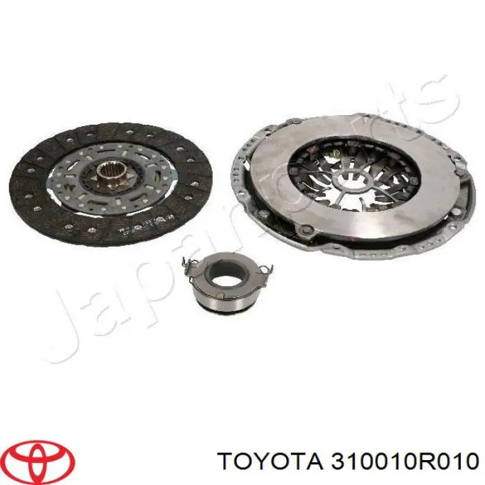 Do koszyka 310010R010 Toyota Zestaw sprzęgła (3 części)