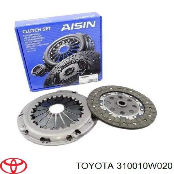 310010W020 Toyota Zestaw sprzęgła (3 części)