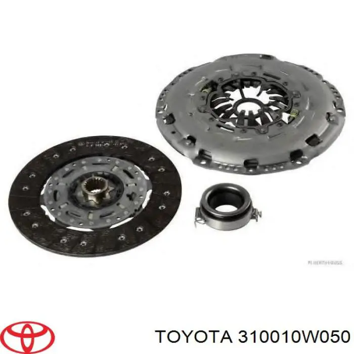 Do koszyka 310010R030 Toyota Zestaw sprzęgła (3 części)