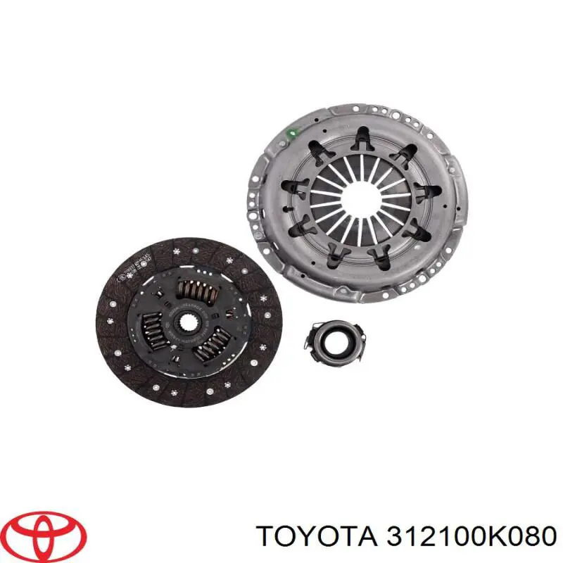 Do koszyka 312100K040 Toyota Docisk sprzęgła