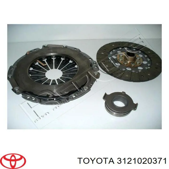 Docisk sprzęgła Toyota 3121020371 cena, od 81,06 USD