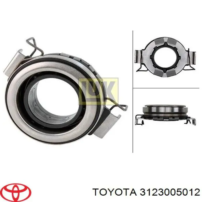 Łożysko wyciskowe sprzęgła Toyota 3123005012 cena, od 25,67 USD