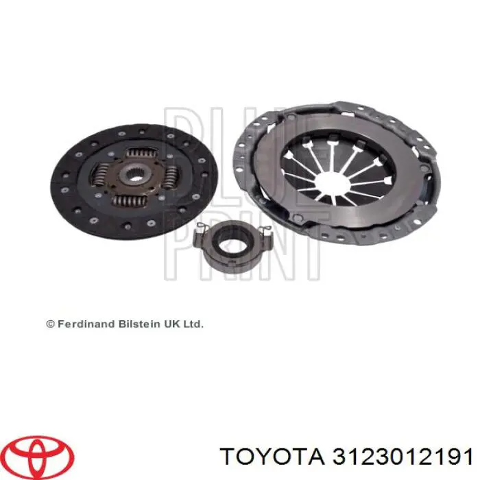Łożysko wyciskowe sprzęgła 3123012191 Toyota