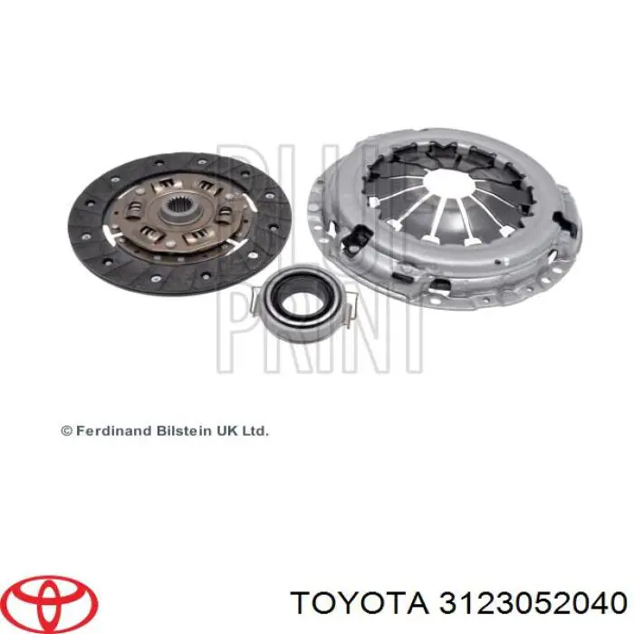 Do koszyka 3123052040 Toyota Łożysko wyciskowe sprzęgła