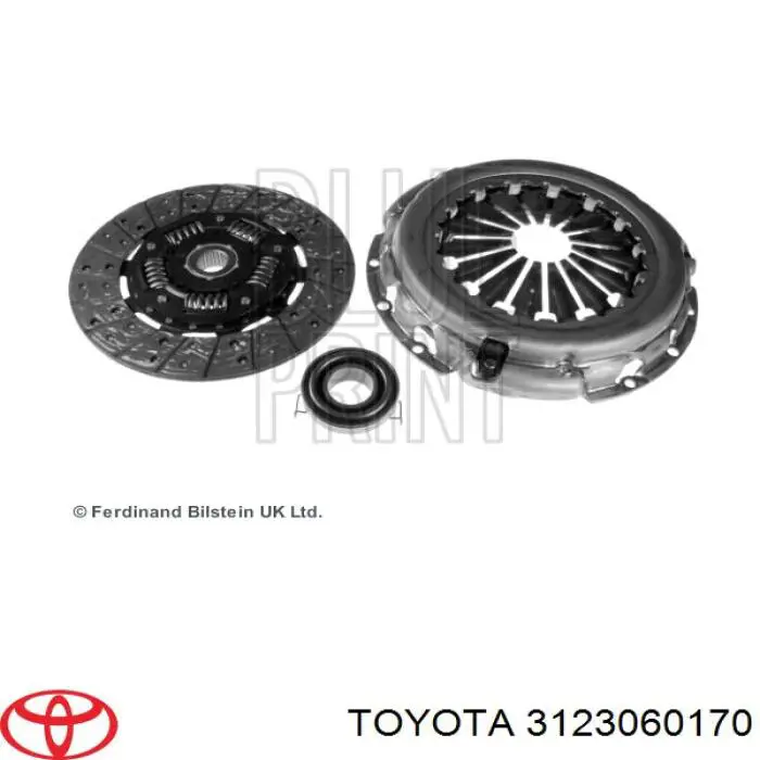 3123060170 Toyota Łożysko wyciskowe sprzęgła
