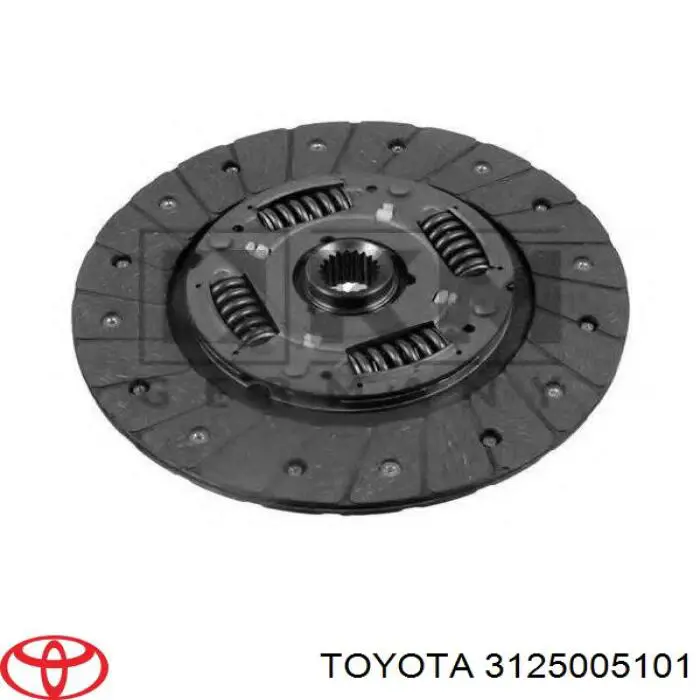 Tarcza sprzęgła 3125005101 Toyota