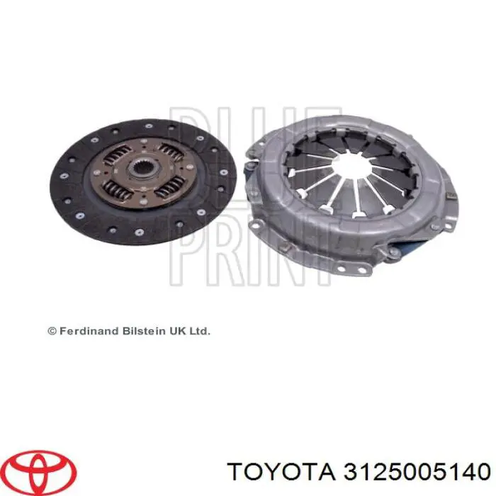 3125005140 Toyota Tarcza sprzęgła