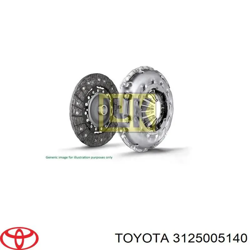 3125005140 Toyota Tarcza sprzęgła