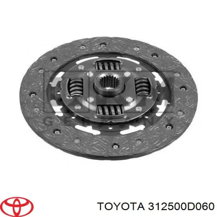 Do koszyka 312500D060 Toyota Tarcza sprzęgła