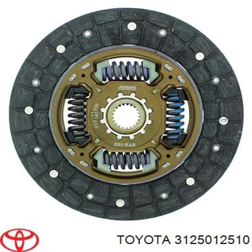 Tarcza sprzęgła 3125012510 Toyota