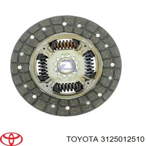 3125012510 Toyota Tarcza sprzęgła