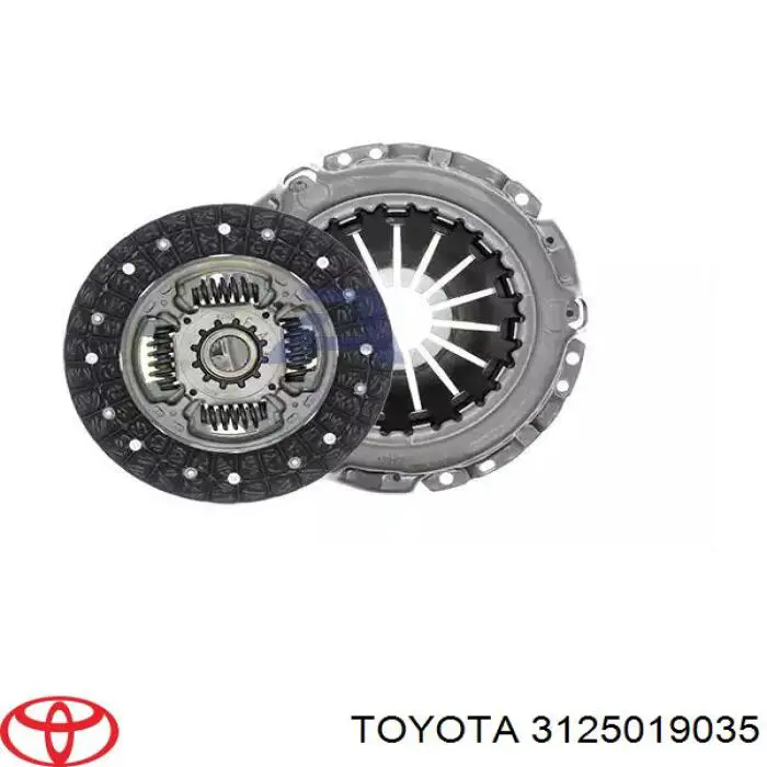 3125019085 Toyota Zestaw sprzęgła (3 części)