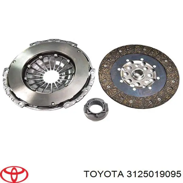 3125019095 Toyota Zestaw sprzęgła (3 części)