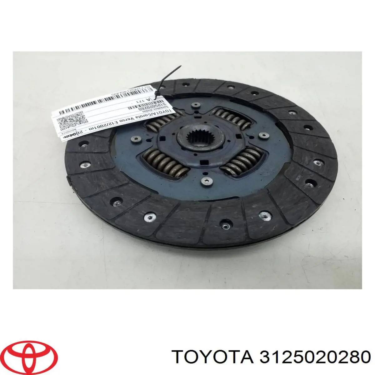 3125020280 Toyota Tarcza sprzęgła
