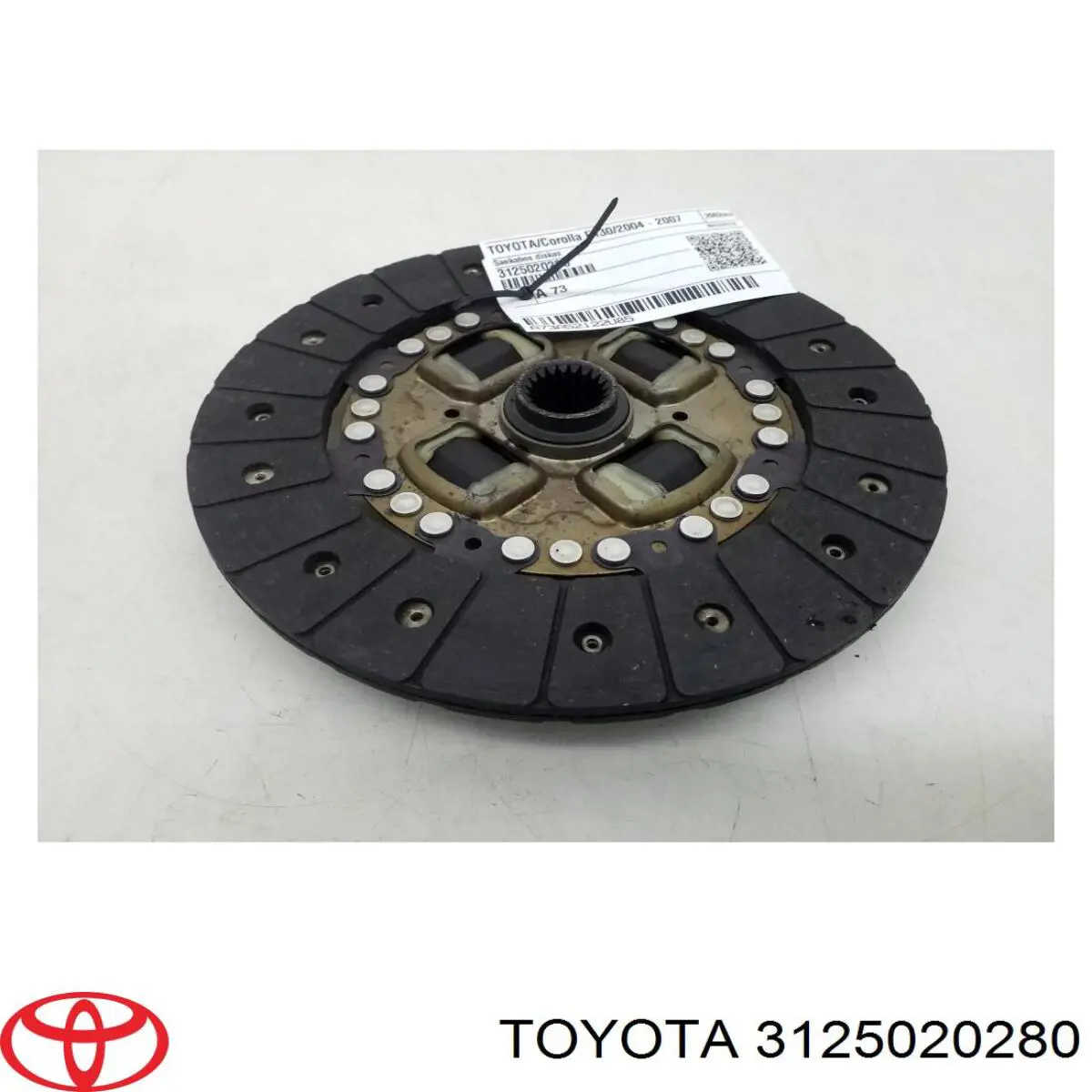 Tarcza sprzęgła 3125020280 Toyota