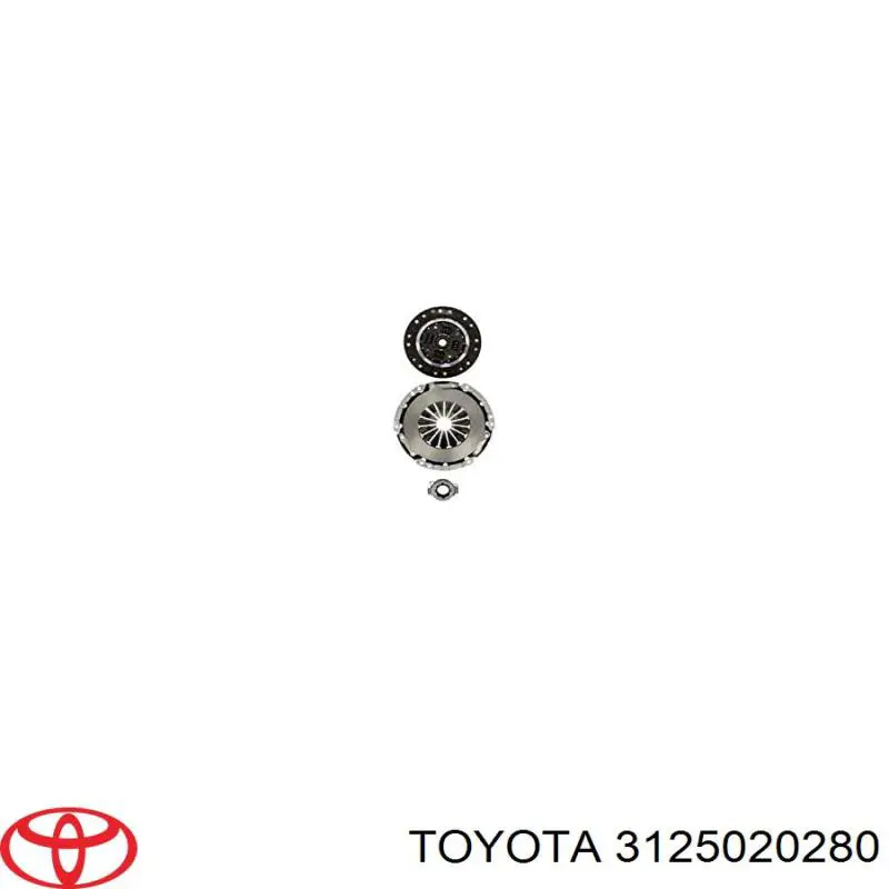 Tarcza sprzęgła Toyota 3125020280