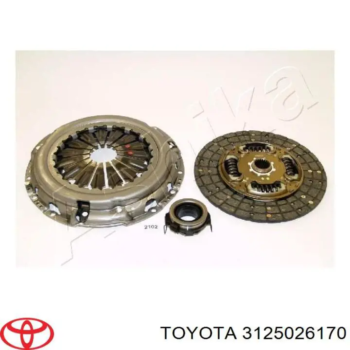 3125036431 Toyota Tarcza sprzęgła