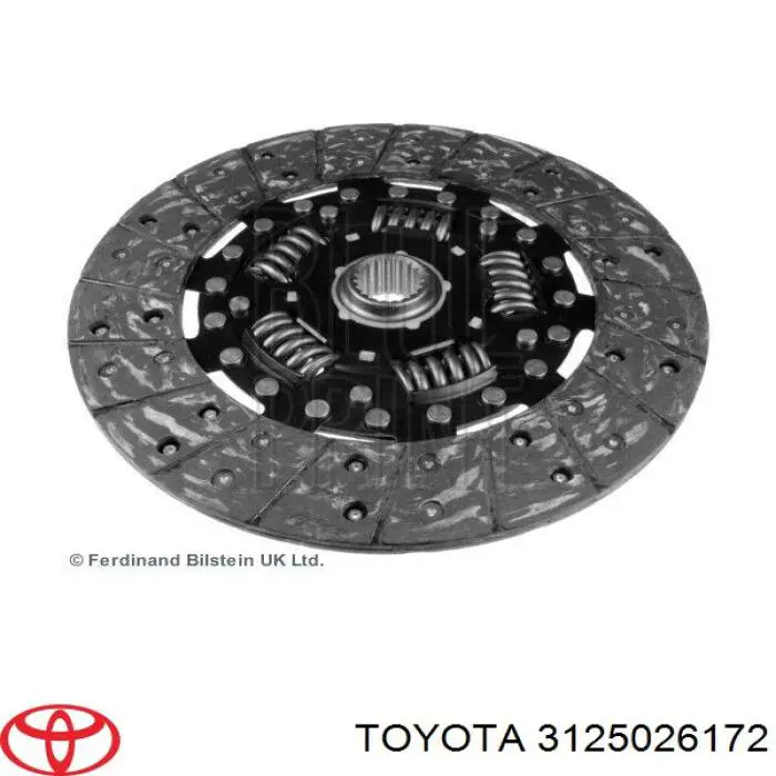 Tarcza sprzęgła 3125036431 Toyota