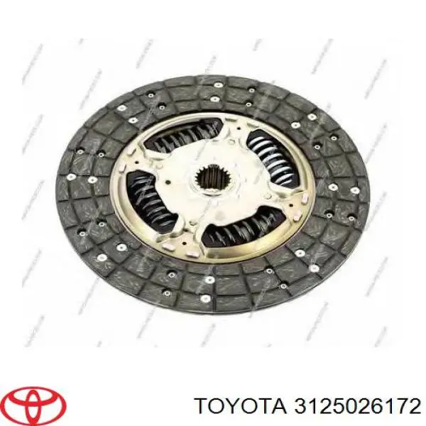 Tarcza sprzęgła 3125026172 Toyota