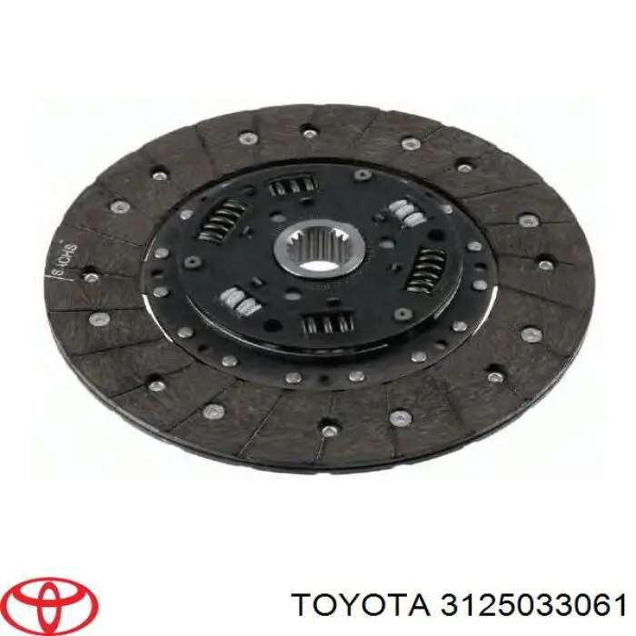 Tarcza sprzęgła 3125033061 Toyota