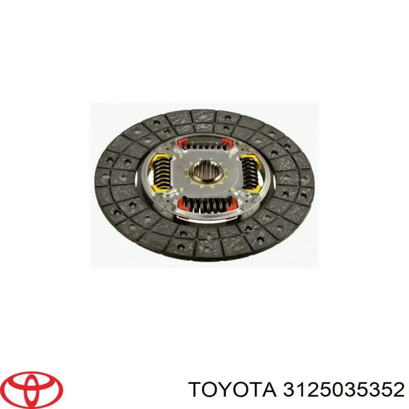 3125035352 Toyota Tarcza sprzęgła