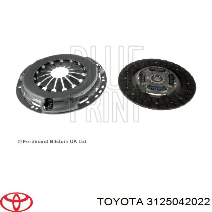 Do koszyka 3125042022 Toyota Tarcza sprzęgła