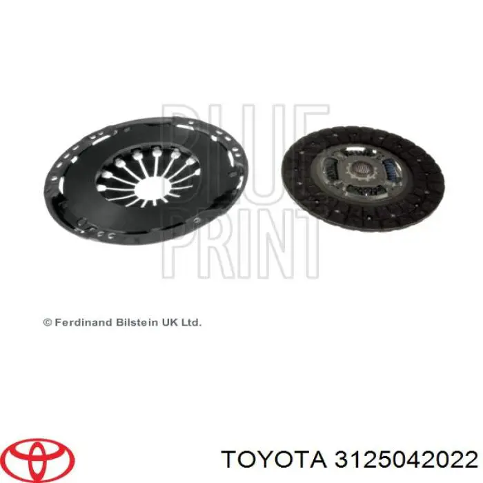 Tarcza sprzęgła 3125042022 Toyota