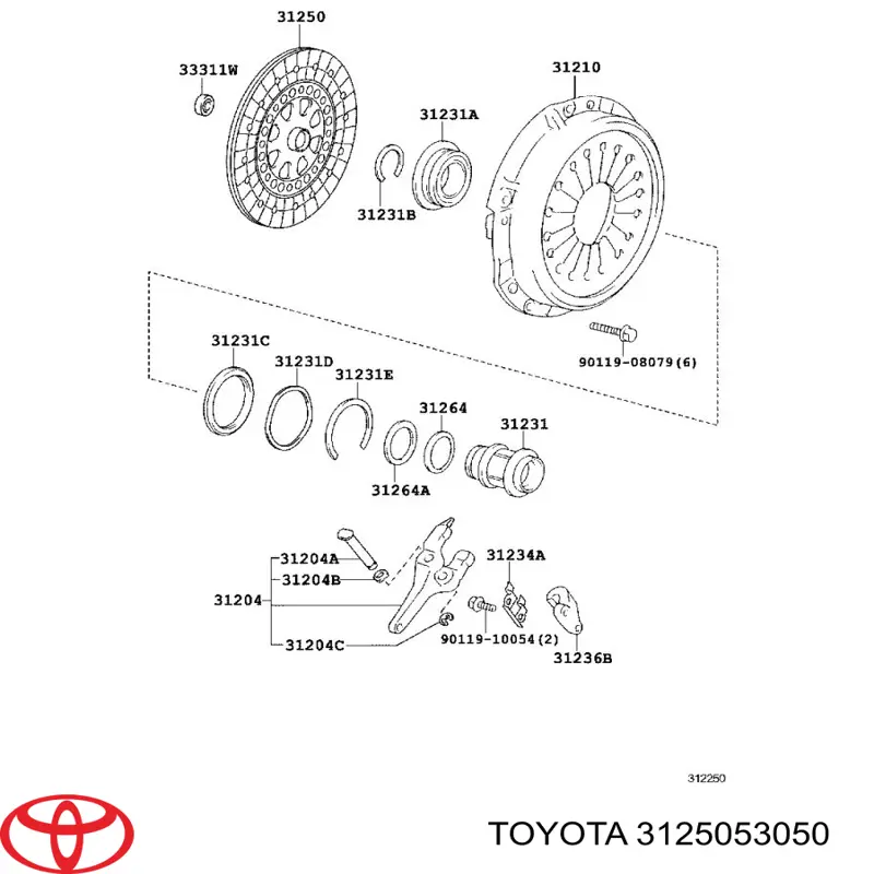  Tarcza sprzęgła Lexus IS 