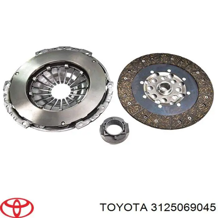 Zestaw sprzęgła (3 części) Toyota 3125069045 cena, od 190,87 USD