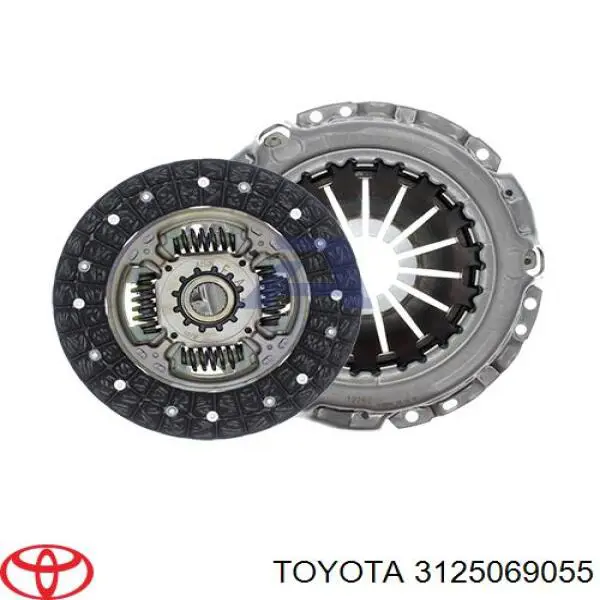 Do koszyka 3125019085 Toyota Zestaw sprzęgła (3 części)