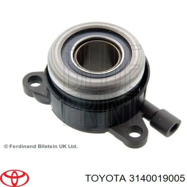 Do koszyka 3140019005 Toyota Cylinder roboczy sprzęgła (wysprzęglik) w komplecie z łożyskiem wyciskowym